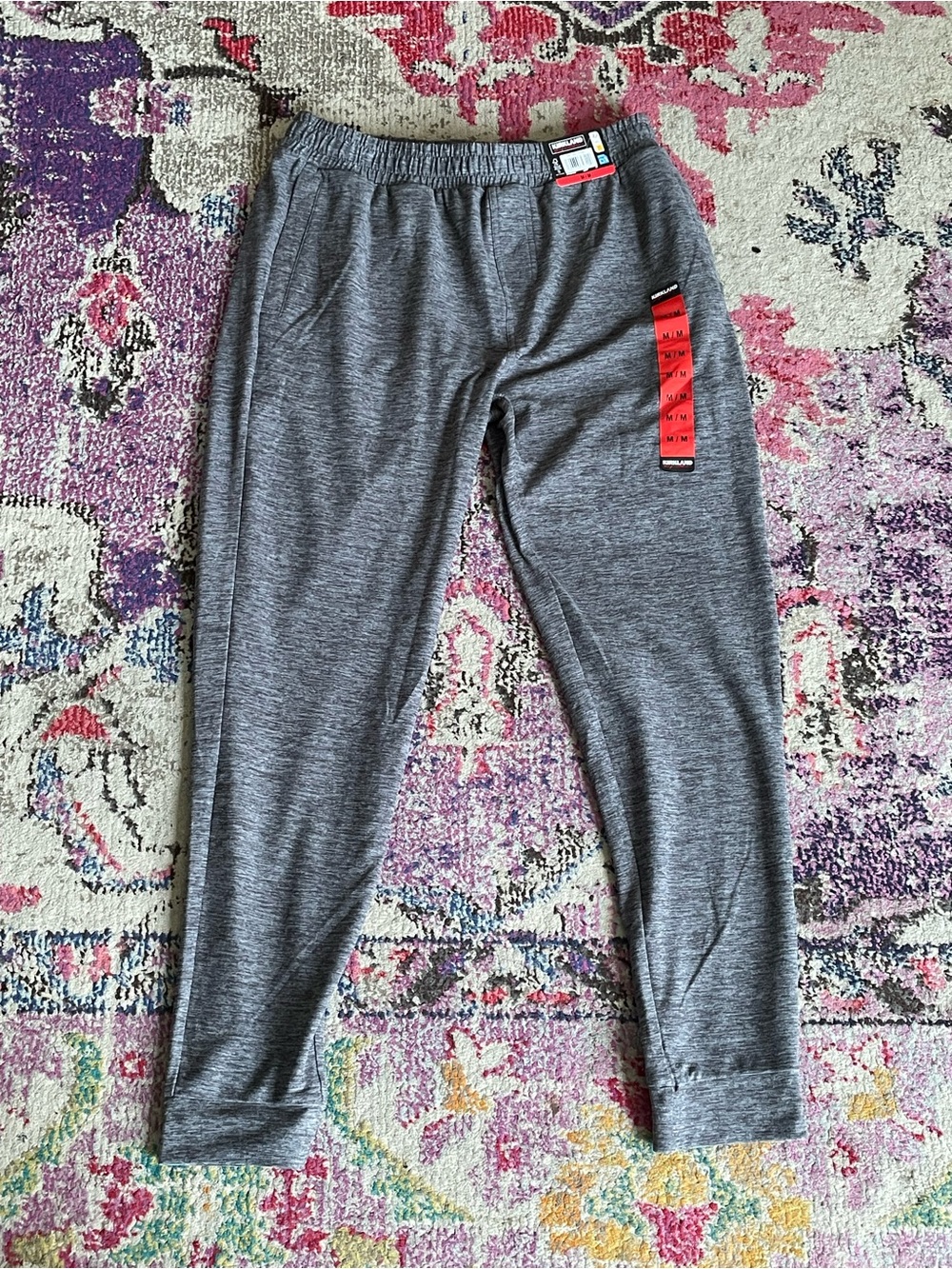 Kirkland Signature Heather Gray Kids Jogger Sweatpants